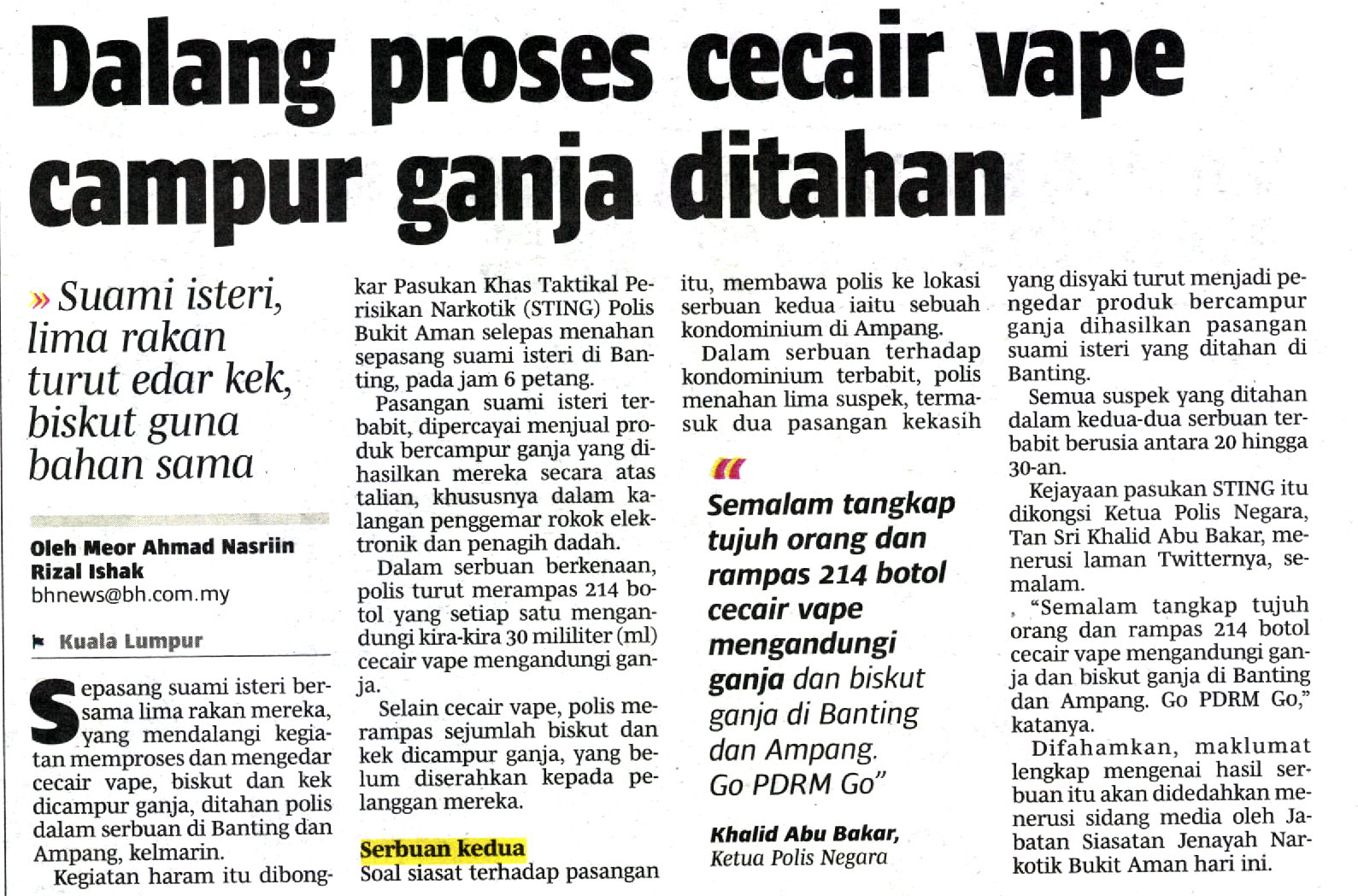 20151209_N60_BRH_NA_32_BW_DALANG-PROSES-CECAIR-VAPE-CAMPUR-GANJA-DITAHAN