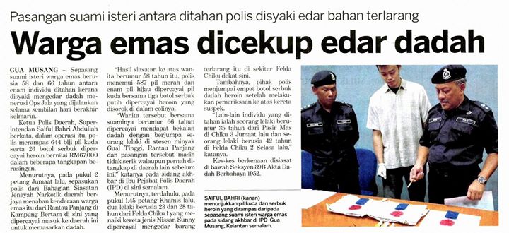 WARGA EMAS DICEKUP EDAR DADAH