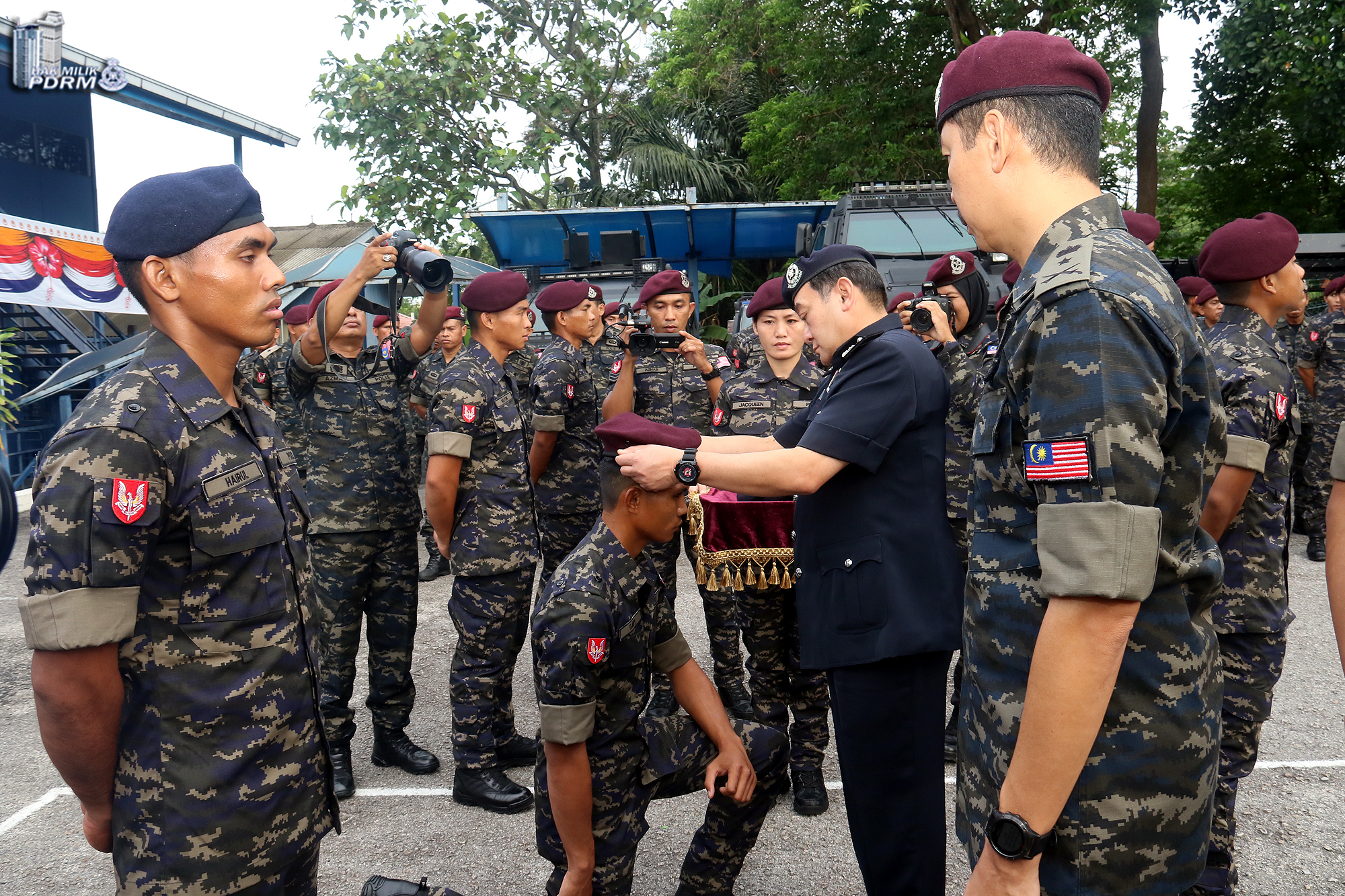 Sekitar Majlis Pemakaian Beret Tamat Kursus Asas UTK Siri 2/2019 pada hari ini. 25