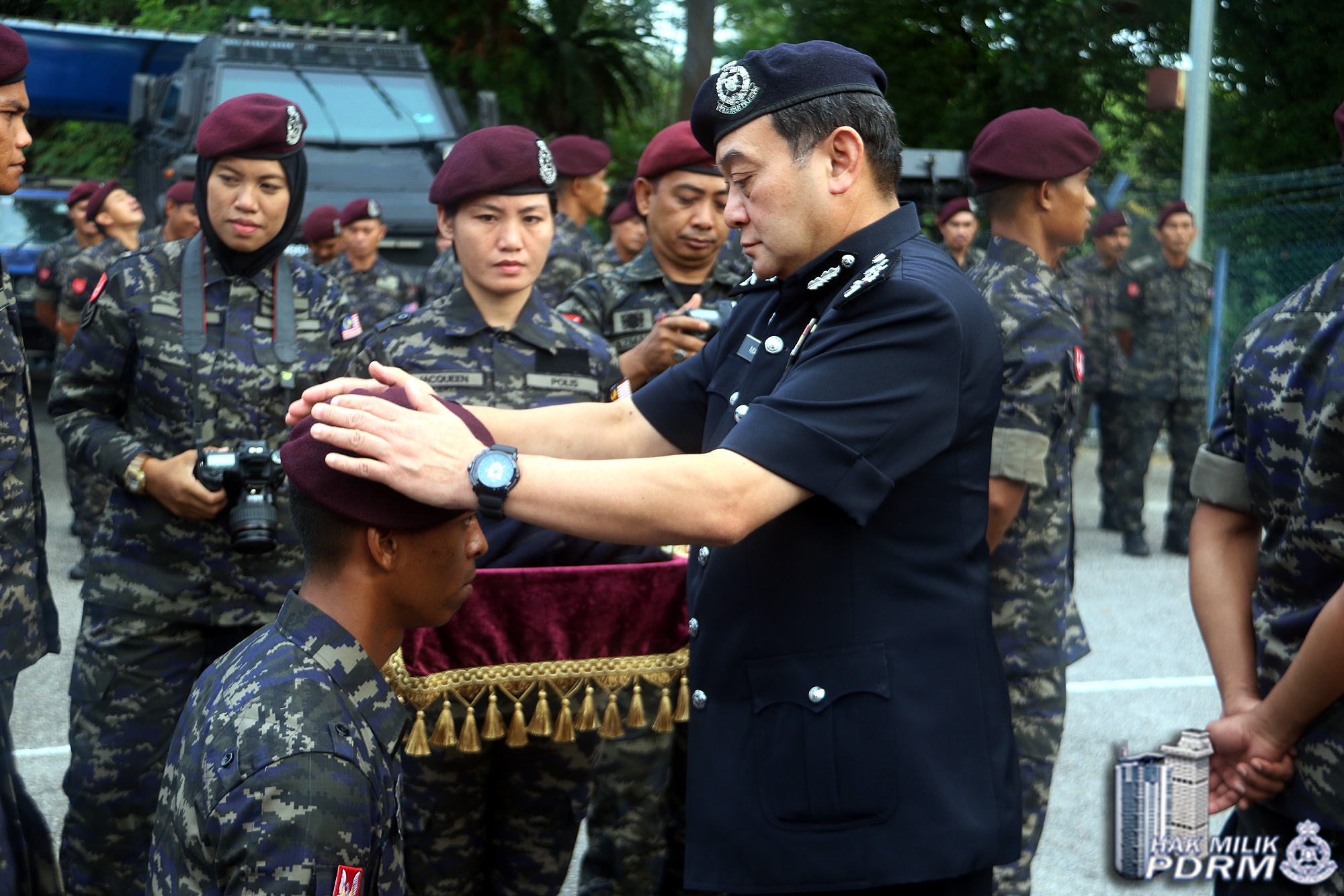Sekitar Majlis Pemakaian Beret Tamat Kursus Asas UTK Siri 2/2019 pada hari ini. 28