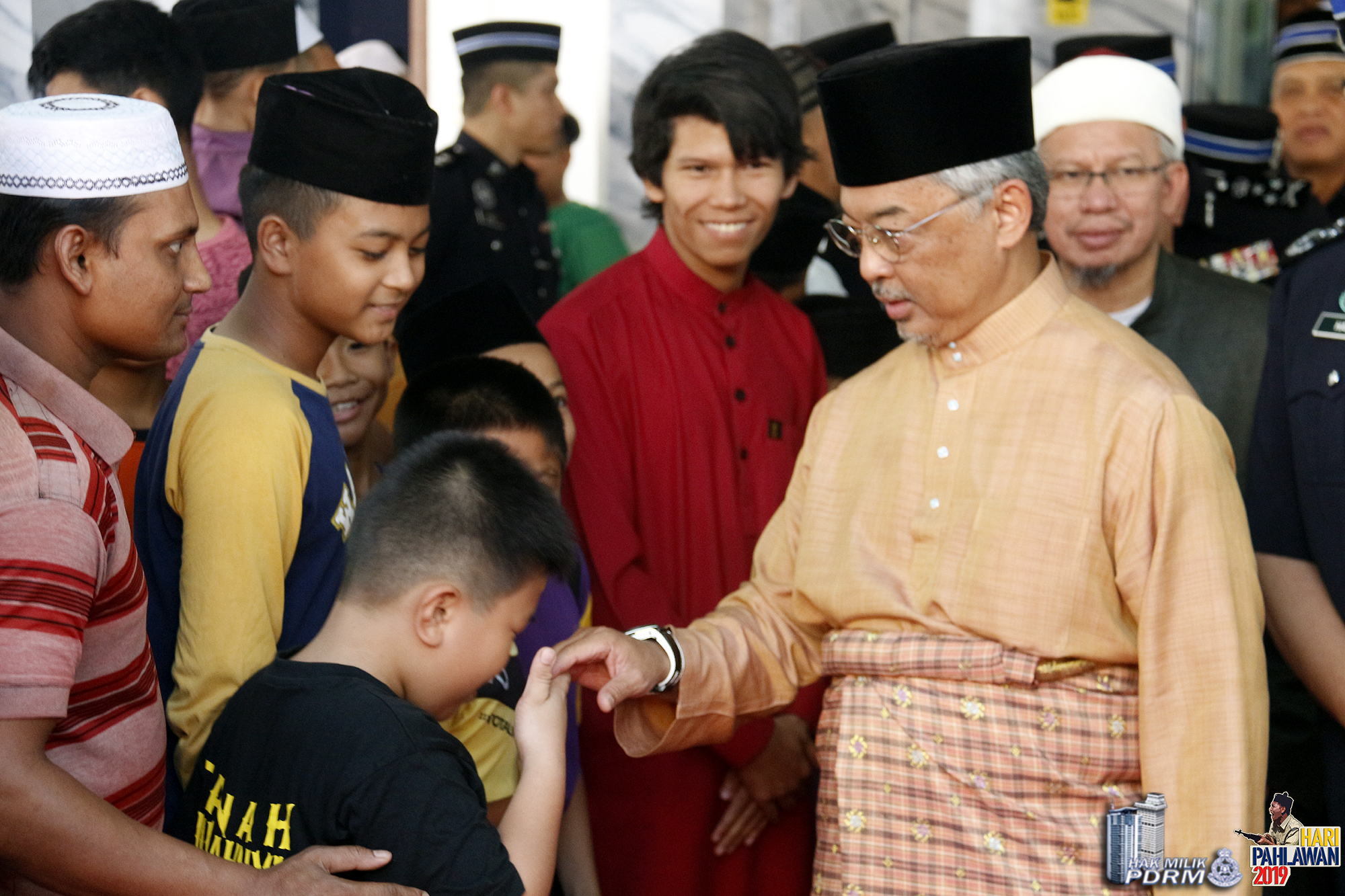 Keberangkatan pulang Kebawah Duli Yang Maha Mulia Seri Paduka Baginda Yang di-Pertuan Agong XVI Al-Sultan Abdullah Ri’ayatuddin Al-Mustafa Billah Shah Ibni Sultan Ahmad Shah Al-Musta’in Billah setelah selesai menunaikan solat Jumaat di PULAPOL KL pada hari ini. _MG_0929