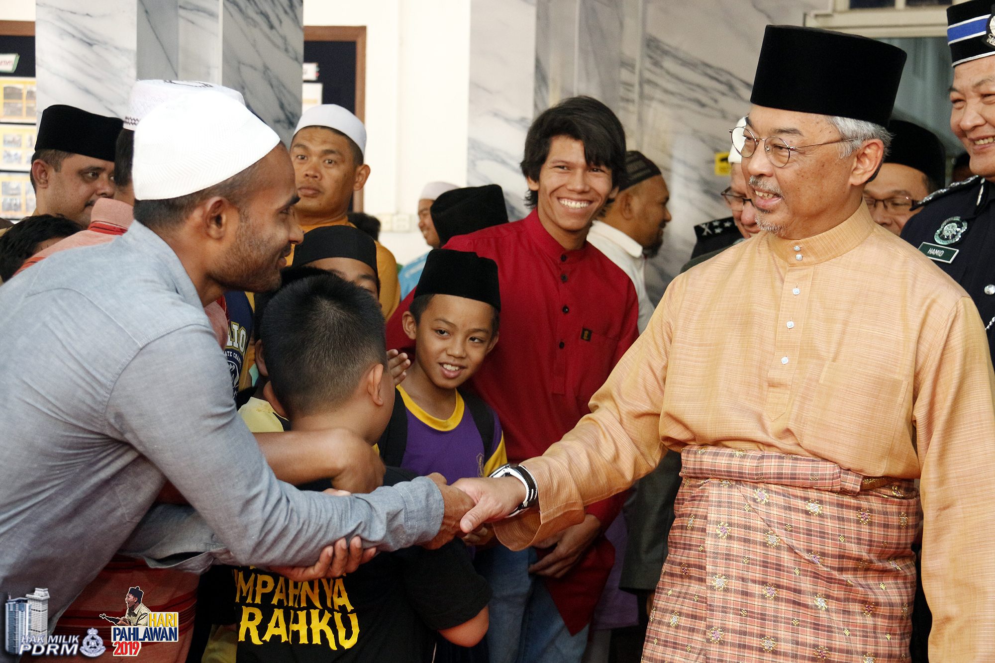 Keberangkatan pulang Kebawah Duli Yang Maha Mulia Seri Paduka Baginda Yang di-Pertuan Agong XVI Al-Sultan Abdullah Ri’ayatuddin Al-Mustafa Billah Shah Ibni Sultan Ahmad Shah Al-Musta’in Billah setelah selesai menunaikan solat Jumaat di PULAPOL KL pada hari ini. _MG_0941